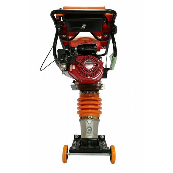 Виброплиты, вибраторы: Вибротрамбовка Samsan TR 280 80 кг, счетчик моточасов, колесный комплект, двигатель Honda GX 160, 4-тактный, одноцилиндровый фотографии