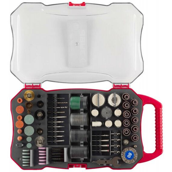 Прямошлифовальные машины (граверы): Набор мини-насадок для гравировальных машин Зубр 35901-H208 208 предметов фотографии