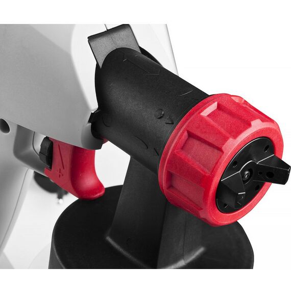 Распылители, краскопульты: Краскопульт (краскораспылитель) электрический Зубр КПЭ-350 HVLP, 0.8л, краскоперенос 0-700мл/мин, вязкость краски 60 DIN/сек, сопло 1.8мм, 350Вт фотографии