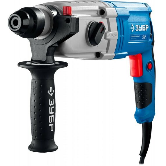 Перфораторы: Перфоратор Зубр Профессионал ЗП-32-1100 К 1100 Вт, 32 мм, SDS Plus фотографии