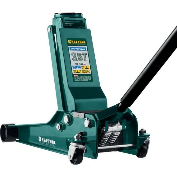 Домкраты: Подкатной домкрат универсальный для СТО KRAFTOOL UNIVERSAL 3.5т 95-552мм [43454-3.5] фотографии