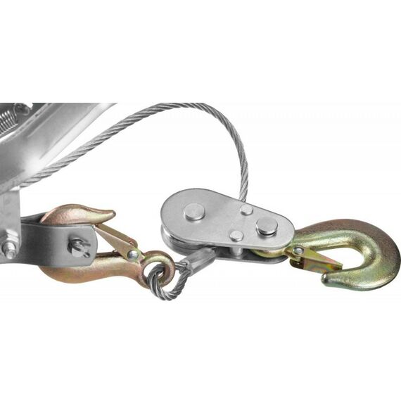 Лебедки, тали, тельферы: Лебедка STAYER MAXPull 4310-4 рычажная, тросовая, 4т/3м фотографии