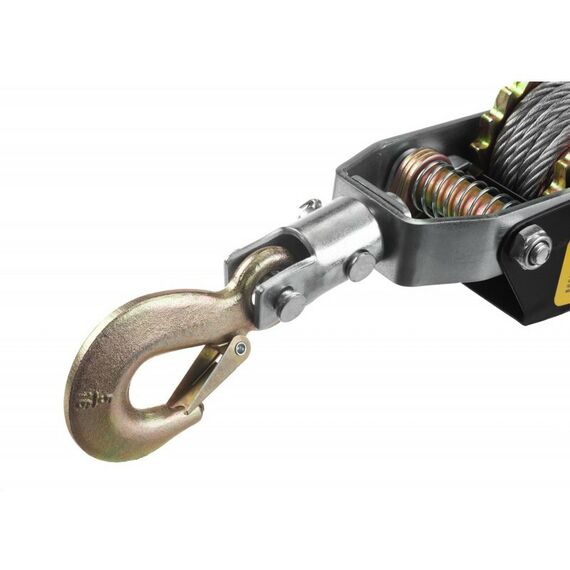 Лебедки, тали, тельферы: Лебедка STAYER MAXPull 4310-4 рычажная, тросовая, 4т/3м фотографии