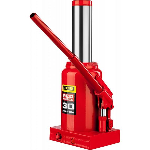 Домкраты: Домкрат бутылочный гидравлический STAYER RED FORCE 30т 285-465мм [43160-30_z01] фотографии