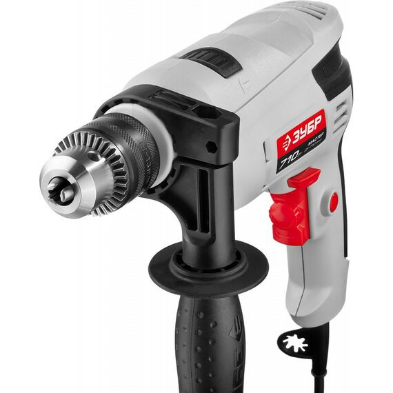 Дрели и шуруповерты: Ударная дрель Зубр ДУ-710 ЭРМ2 710 Вт фотографии