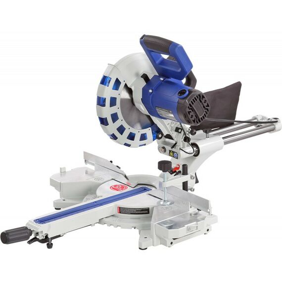 Торцовочные пилы: Пила торцовочная БЕЛМАШ MS B-255H 255x30мм, пропил 90/340мм, с протяжкой, 2кВт, 4500 об/мин, 17кг [S217A] фотографии