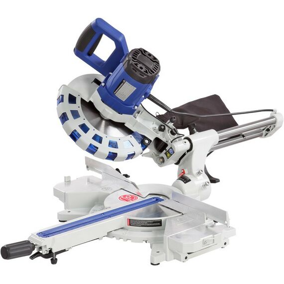 Торцовочные пилы: Пила торцовочная БЕЛМАШ MS B-255H 255x30мм, пропил 90/340мм, с протяжкой, 2кВт, 4500 об/мин, 17кг [S217A] фотографии