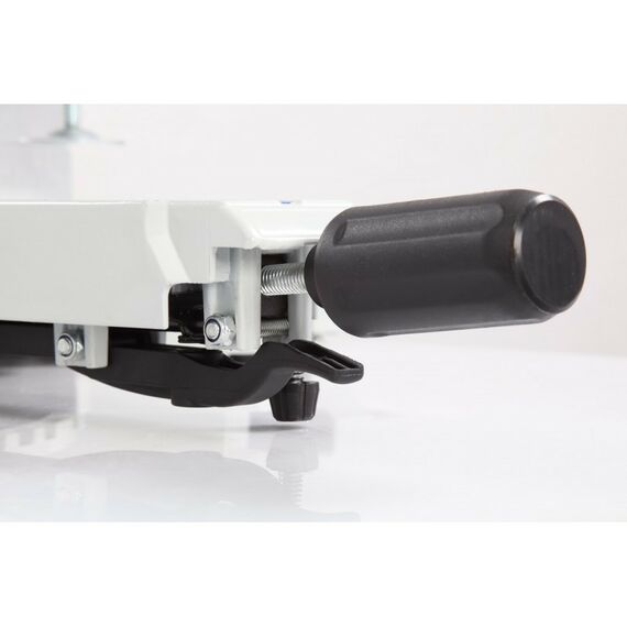 Торцовочные пилы: Пила торцовочная БЕЛМАШ MS B-255H 255x30мм, пропил 90/340мм, с протяжкой, 2кВт, 4500 об/мин, 17кг [S217A] фотографии