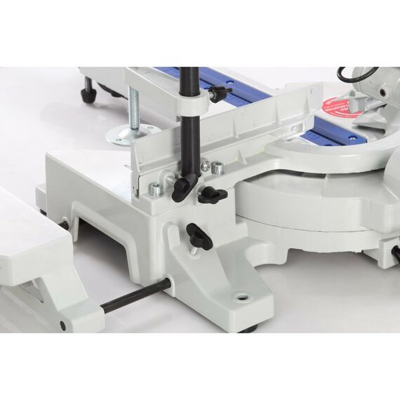 Торцовочные пилы: Пила торцовочная БЕЛМАШ MS B-255H 255x30мм, пропил 90/340мм, с протяжкой, 2кВт, 4500 об/мин, 17кг [S217A] фотографии