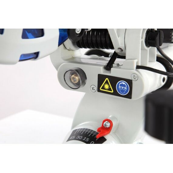 Торцовочные пилы: Пила торцовочная БЕЛМАШ MS B-255H 255x30мм, пропил 90/340мм, с протяжкой, 2кВт, 4500 об/мин, 17кг [S217A] фотографии