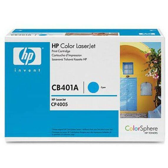 Для HP (оригинал): Картридж HP CB401A Cyan для HP Color LaserJet CP4005 синий фотографии
