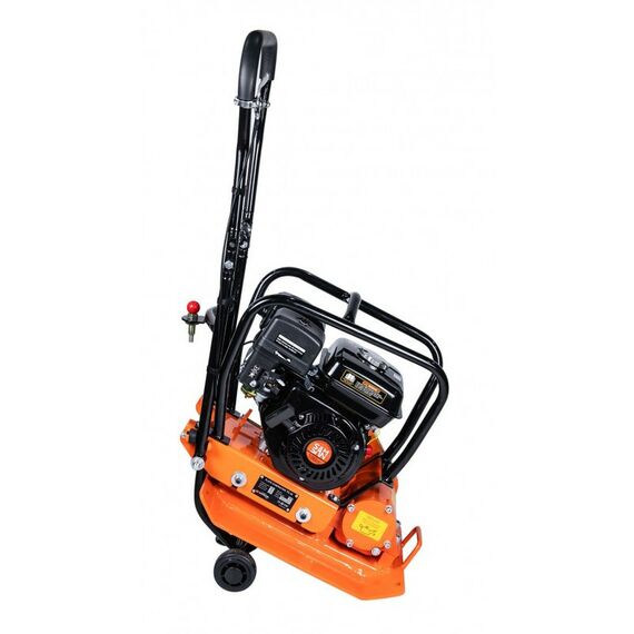 Виброплиты, вибраторы: Виброплита Samsan PC 26 двигатель SAMSAN SM200, вес 65 кг, колеса, без бака фотографии