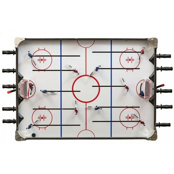 Настольный хоккей: Хоккей Weekend Alaska с механическими счетами 101 x 73.6 x 80 см, серо-синий фотографии