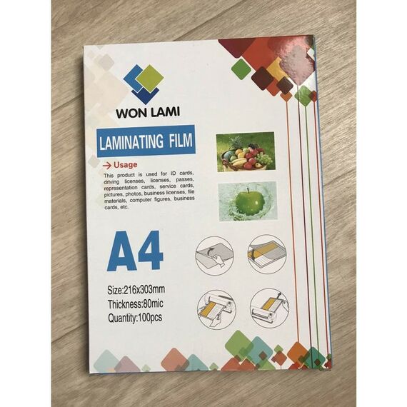 Пленка для ламинирования: Пленка  216х303 А4, 80 мкм, 100 шт, WF фотографии