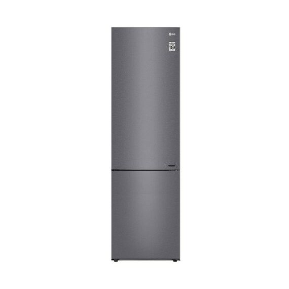 Холодильники: Холодильник с нижней морозильной камерой LG GA-B509CLCL 2.03м, технология Door Cooling+, инверторный компрессор, Total No Frost, внутренний дисплей фотографии