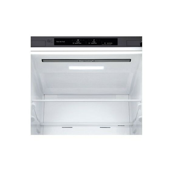 Холодильники: Холодильник с нижней морозильной камерой LG GA-B509CLCL 2.03м, технология Door Cooling+, инверторный компрессор, Total No Frost, внутренний дисплей фотографии