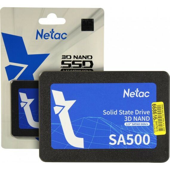 SSD-накопители: Накопитель Netac 512 Gb SA500 SATA 6Gb/s 2.5" [NT01SA500-512-S3X] фотографии