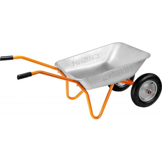 Тачки строительные: Тачка садовая двухколесная СИБИН СТ-21 100 кг [39909_z01] фотографии