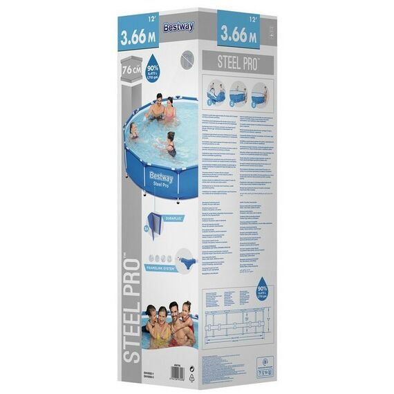 Бассейны: Бассейн каркасный BestWay Steel Pro 366 см x 76 см [56706] фотографии