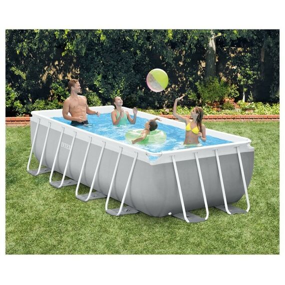 Бассейны: Бассейн каркасный Intex Prism Frame 400 х 200 х 100 см фильтр-насос, лестница [26788NP] фотографии