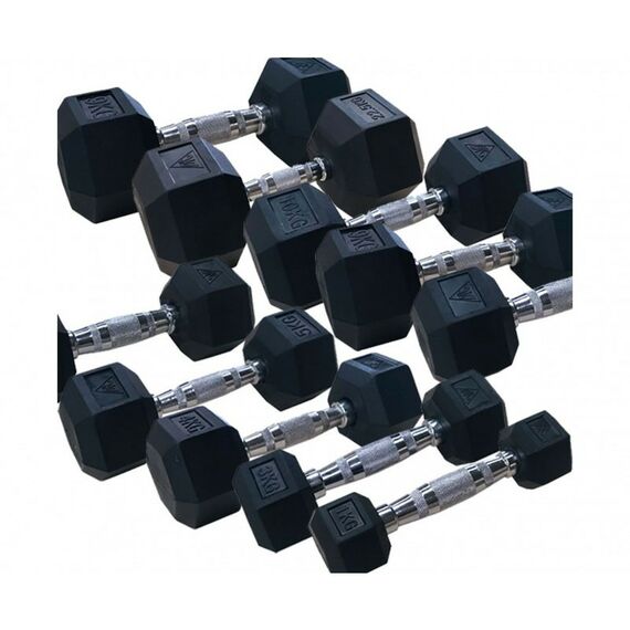 Гантели: Гантельный ряд DFC DB001-1_10 от 1 кг до 10 кг фотографии