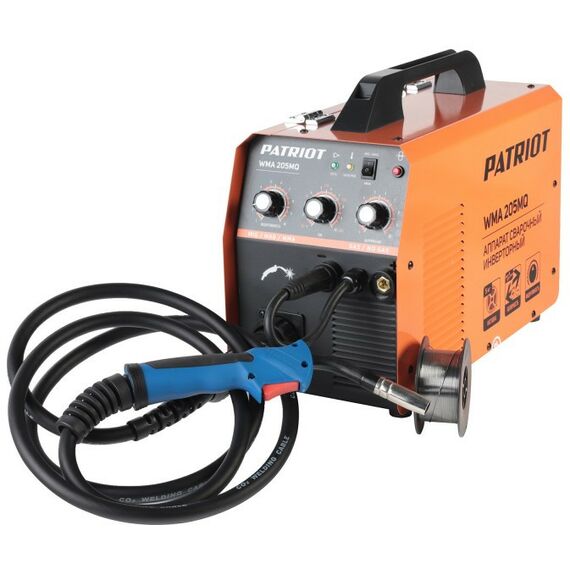 Сварочные аппараты: Полуавтомат сварочный инверторный Patriot WMA 205MQ MIG/MAG/MMA [605302155] фотографии