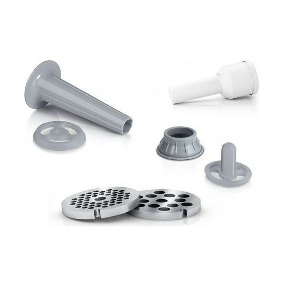 Мясорубки: Мясорубка BOSCH MFW2520W SmartPower, 350/1500 Вт, 2 форм диска, насадка для колбасок и кеббе фотографии