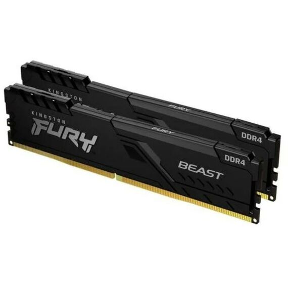 Оперативная память: Оперативная память Kingston Fury Beast 32Gb KIT 2*16Gb DDR4 DIMM <PC4-25600> CL16 [KF432C16BBK2/32] фотографии