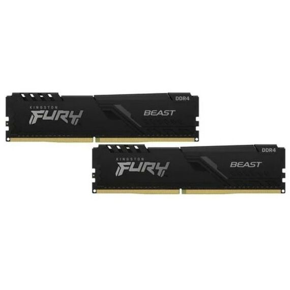 Оперативная память: Оперативная память Kingston Fury Beast 32Gb KIT 2*16Gb DDR4 DIMM <PC4-25600> CL16 [KF432C16BBK2/32] фотографии