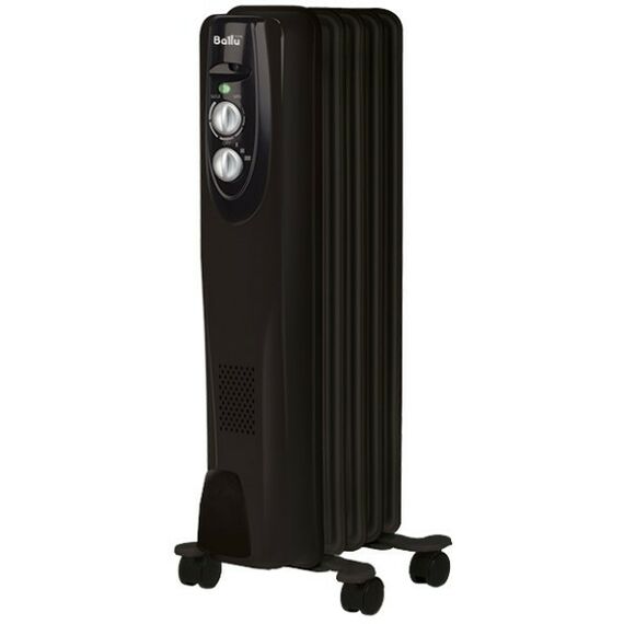 Масляные радиаторы: Масляный радиатор Ballu Classic black BOH/CL-05BRN 1000 5 секций фотографии