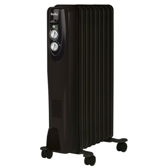Масляные радиаторы: Масляный радиатор Ballu Classic black BOH/CL-09BRN 2000 9 секций фотографии