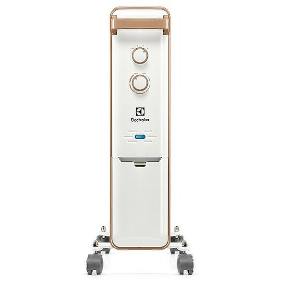 Масляные радиаторы: Масляный радиатор Electrolux Wave EOH/M-9157 мощность обогрева 1500 Вт, число секций: 7, термостат, колеса для перемещения, цвет белый фотографии