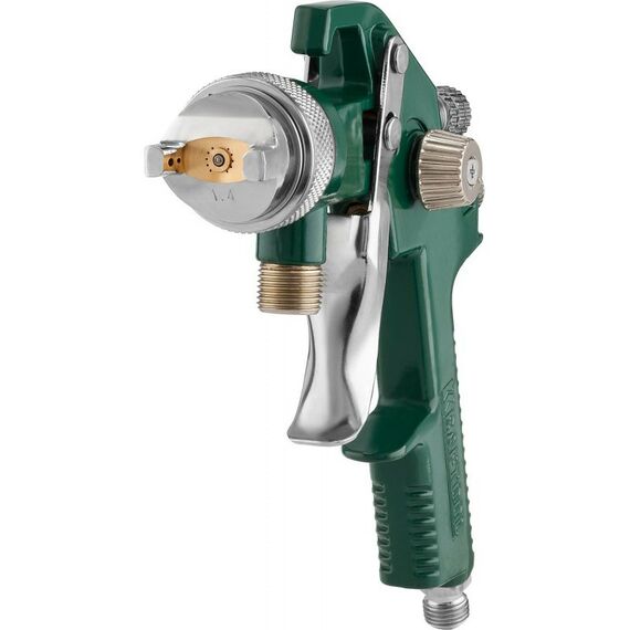 Пневмокраскопульты: Краскопульт пневматический KRAFTOOL AirKraft HVLP с нижним бачком, 1.4мм [06520-1.4] фотографии