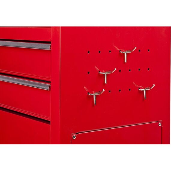 Инструментальные тележки: Тележка инструментальная STAYER MASTER комбо 2 ящика + ящик настольный, 7 полок, 616х330х742мм [38909-K] фотографии