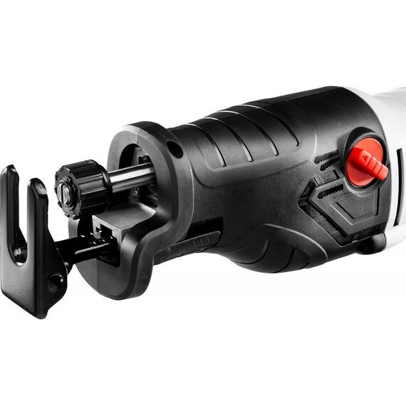 Сабельные пилы: Пила сабельная (электроножовка) Зубр ЗПС-1400 Э 1400 Вт, 0-2800 ход/мин, рез 255 мм (дерево), 20 мм (сталь), ход штока 32 мм, маятник. ход фотографии