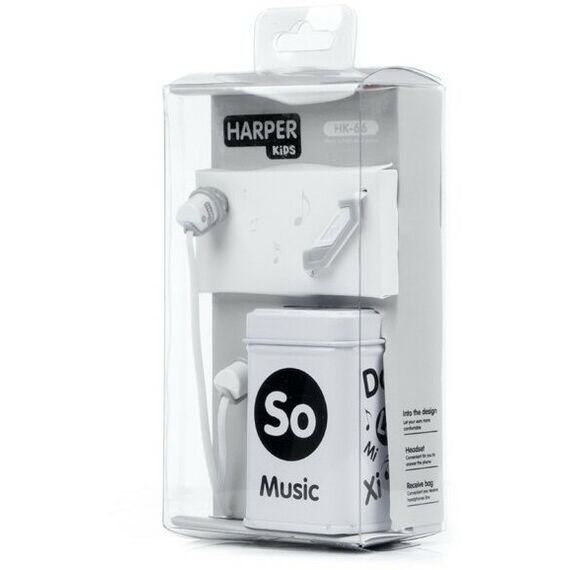 Наушники и гарнитуры: Наушники HARPER KIDS HK-66 WHITE фотографии