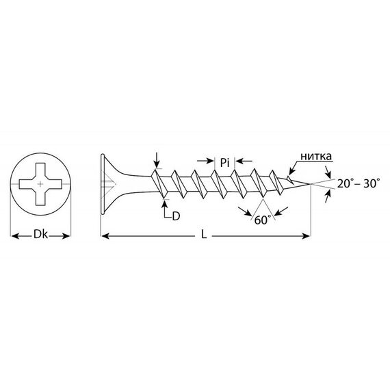 Саморезы: Саморезы СГД гипсокартон-дерево Зубр Профессионал 35 х 3.5 мм 5 800 шт, фосфатированные [4-300030-35-035] фотографии