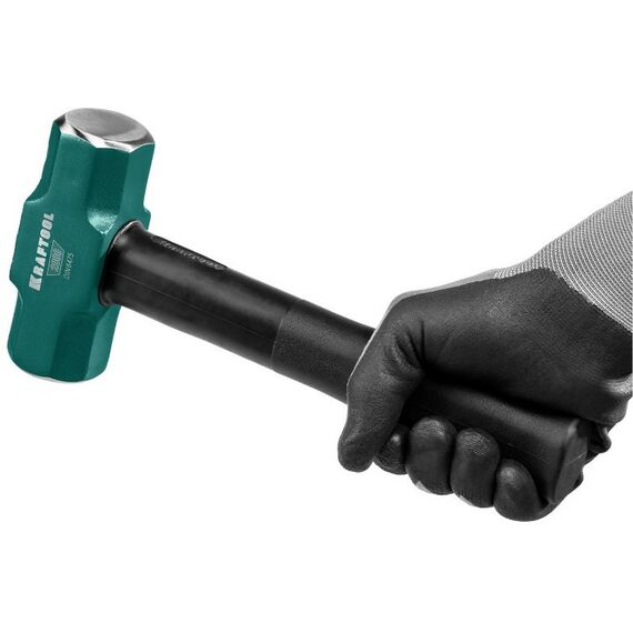 Кувалды: Кувалда со стальной удлинённой обрезиненной рукояткой KRAFTOOL STEEL FORCE 8 кг [2009-8] фотографии