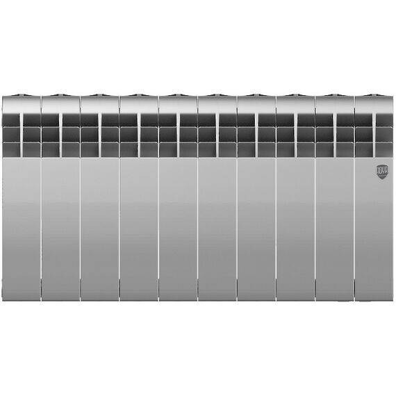 Радиаторы: Радиатор Royal Thermo BiLiner 350 /Silver Satin 10 секций [RTBSS35010] фотографии