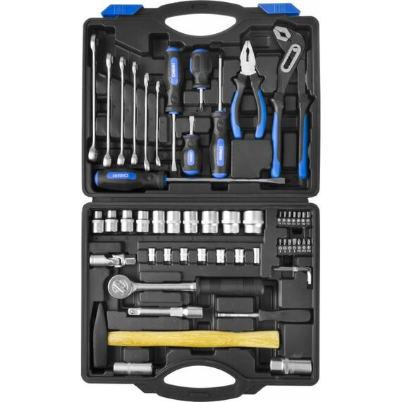 Наборы инструментов и ключи: Универсальный набор инструмента СИБИН 27765-H56 56 предметов фотографии