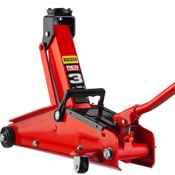 Домкраты: подкатной домкрат с увеличенным подъемом STAYER RED FORCE R-30 3т 135-400мм [43154-3] фотографии