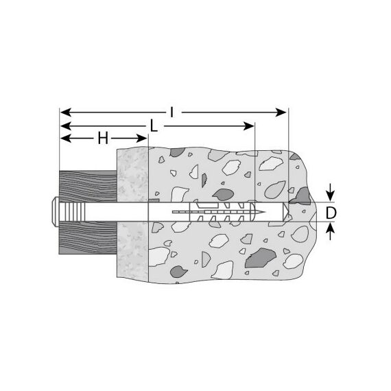 Дюбели: Дюбель-гвоздь полипропиленовый Зубр 6 x 40 мм грибовидный бортик, 1700 шт [4-301350-06-040] фотографии