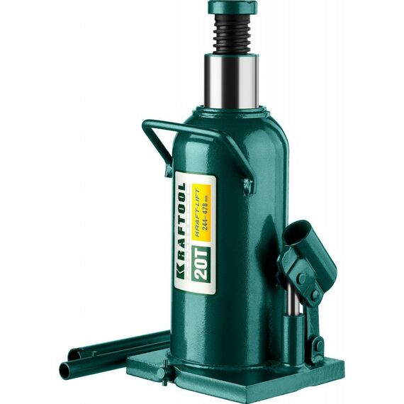 Домкраты: Домкрат бутылочный гидравлический KRAFTOOL KRAFT-LIFT 20т 244-449мм [43462-20_z01] фотографии