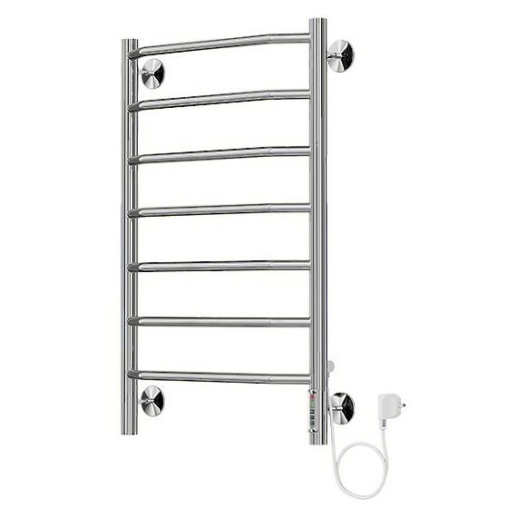 Полотенцесушители: Полотенцесушитель электро Royal Thermo Трапеция П7 450х750 встроенный диммер [RTT7.450.750.E] фотографии