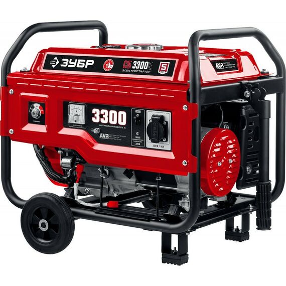 Принадлежности к компрессорам и электростанциям: Набор колес + рукоятка № 1 Зубр НКР-1 для генераторов мощностью до 3500 Вт фотографии