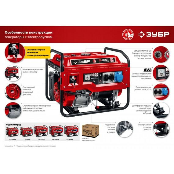 Принадлежности к компрессорам и электростанциям: Набор колес + рукоятка № 1 Зубр НКР-1 для генераторов мощностью до 3500 Вт фотографии