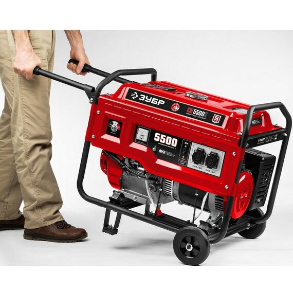 Принадлежности к компрессорам и электростанциям: Набор колес + рукоятка № 2 Зубр НКР-2 для генераторов мощностью свыше 4000 Вт, ЗУБР фотографии