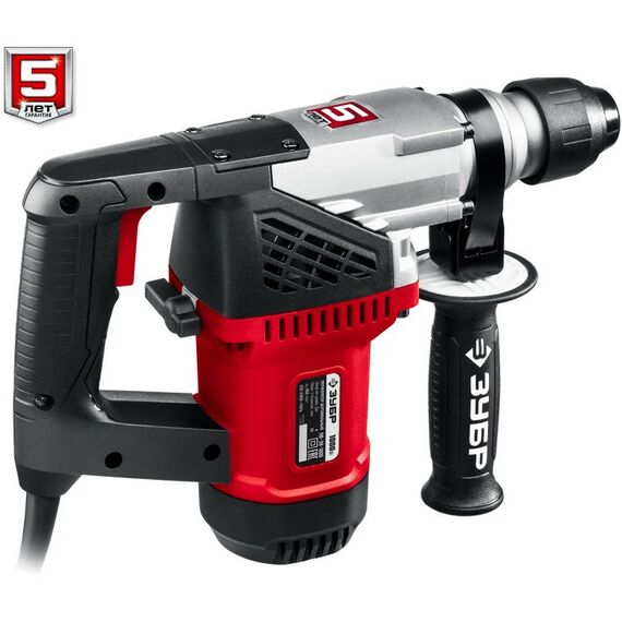 Перфораторы: Перфоратор Зубр ПВ-28-1000 1000 Вт, 28 мм, SDS Plus фотографии