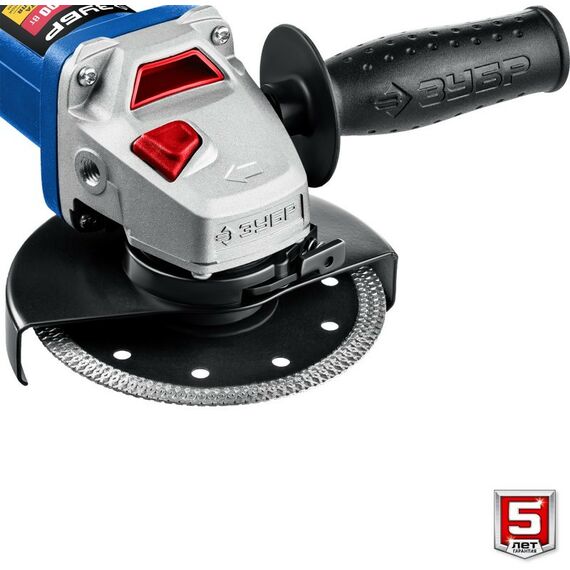 Угловые шлифмашинки (болгарки): УШМ Зубр Профессионал УШМ-П125-1500 ЭПСТ 125 мм, 1500 Вт, с регулировкой оборотов, компакт фотографии