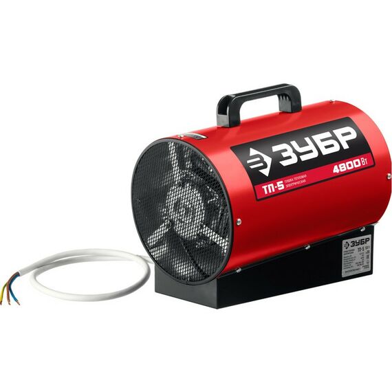 Тепловые пушки: Электрическая тепловая пушка Зубр ТП-5 4.8 кВт фотографии